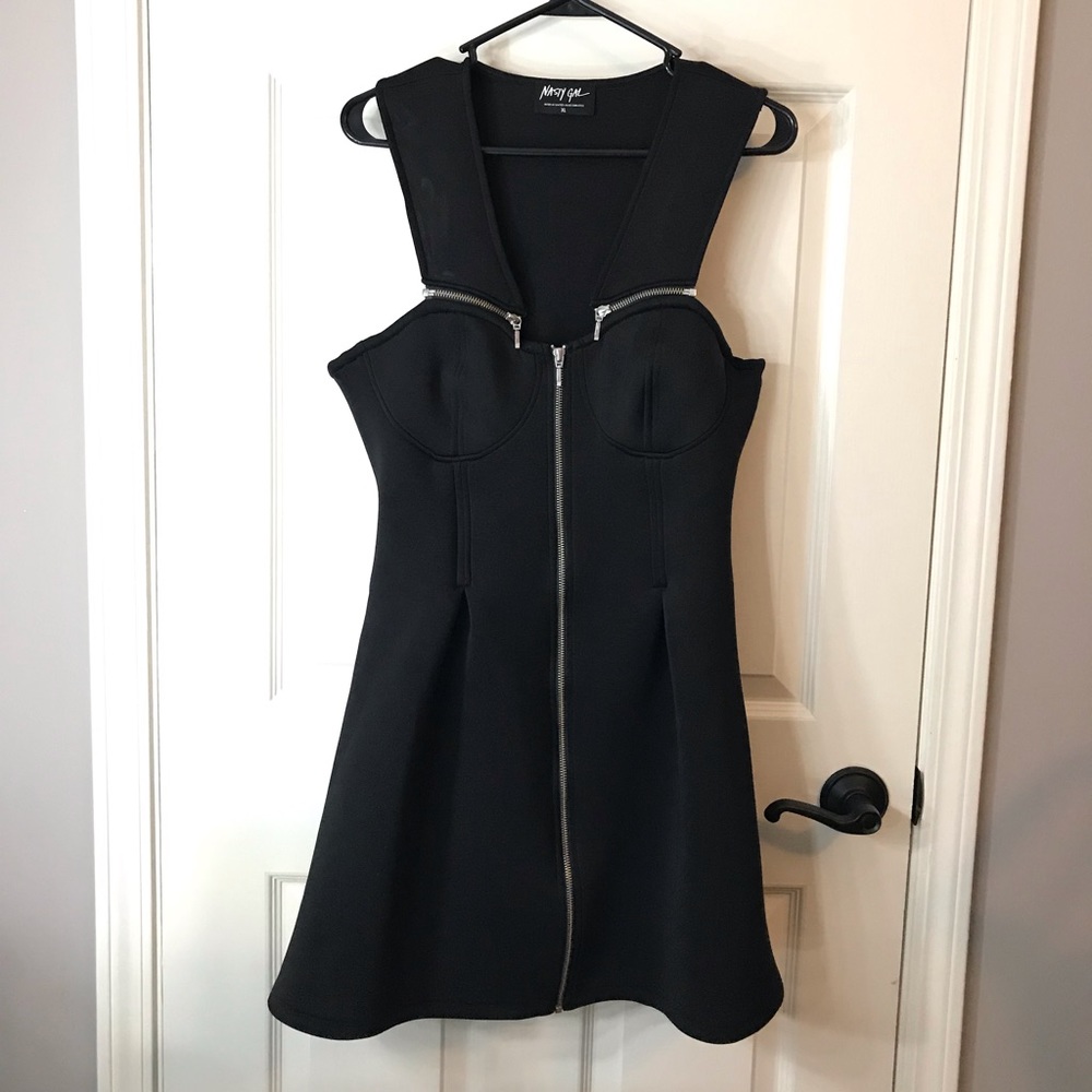 NWOT Sexy zipper Nasty Gal dress